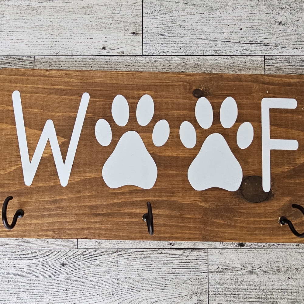 Dog Leash Holder Sign